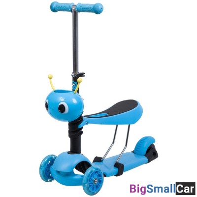 Детский самокат-кикборд 120S.DISCOKIDS.BL7 NOVATRACK