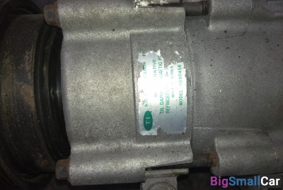 Компрессор кондиционера Hyundai Tiburon, G6BA 2.7