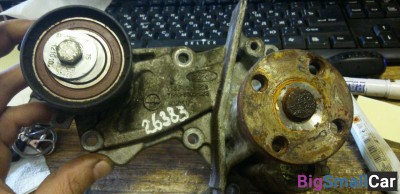 Помпа с роликом Fusion 2002-2012, Focus II 2005-2008, Fiesta 1995-2000, C-MAX 2003-2011 б/у