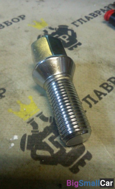 Болт колесный М12 x 1,5 ( ключ 17, хром.)