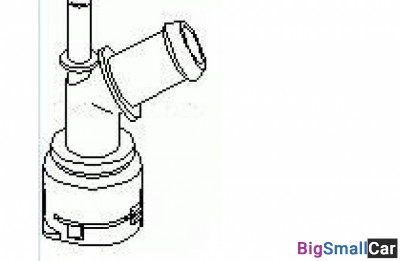 Фланец системы охлаждения hans pries 110724755 - купить Москве