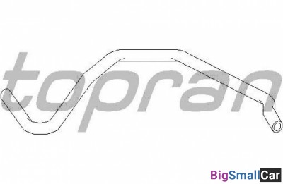 Патрубок системы охлаждения hans pries 301428586 - купить Москве