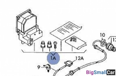 Блок управления abs VAG 4B0998375A Для 4B0614517H - купить Москве