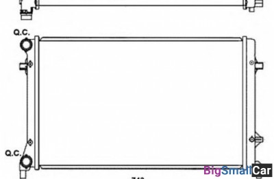 Радиатор охлаждения SAT sgvw0004 - купить Москве
