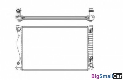 Радиатор охлаждения nissens 60236A - купить Москве