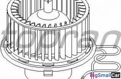 Вентилятор печки hans pries 111353755 - купить Москве