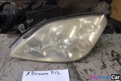 Фара для Nissan Primera P12 - купить Москве