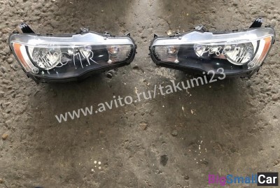 Фары mitsubishi lancer Х