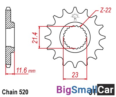 Звезда ведущая JT JTF583.15 - купить Москве