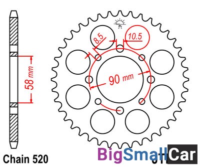 Звезда ведомая JT JTR273.44 - купить Москве