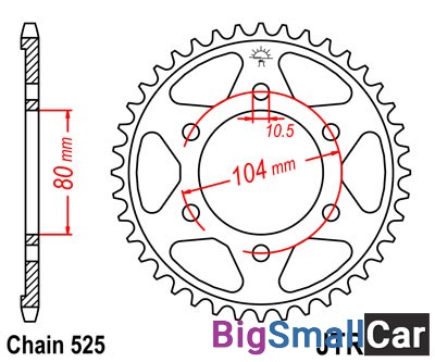 Звезда ведомая JT JTR1489.43 - купить Москве