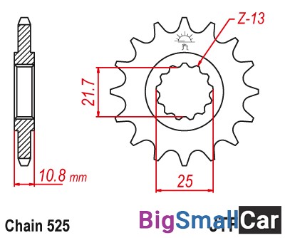 Звезда ведущая JT JTF1586.17 - купить Москве