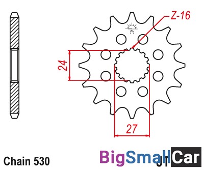 Звезда ведущая JT JTF423.16 - купить Москве