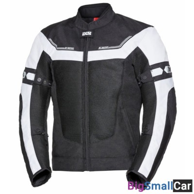Куртка текстиль IXS Sport Jacke Levante blk/white 5XL X51056-031-5XL - купить Москве