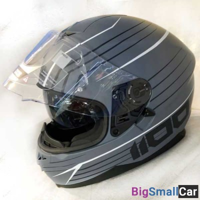 Шлем IXS HX1100 2.1 matt/grey/white S X14075-M91-S - купить Москве