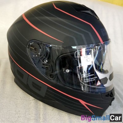 Шлем IXS HX1100 2.1 blk/matt/red M X14075-M32-M - купить Москве