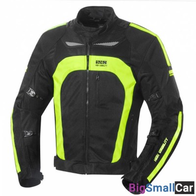 Куртка текстиль IXS Everton blk/yellow L X56100-350-L - купить Москве