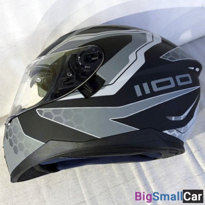 Шлем IXS HX1100 2.2 blk.matt/grey L X14082-M39-L - купить Москве