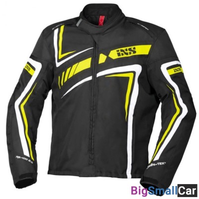 Куртка текстиль IXS Sport Jacket RS-400 ST blk/wh/yel L X56042-351-L - купить Москве