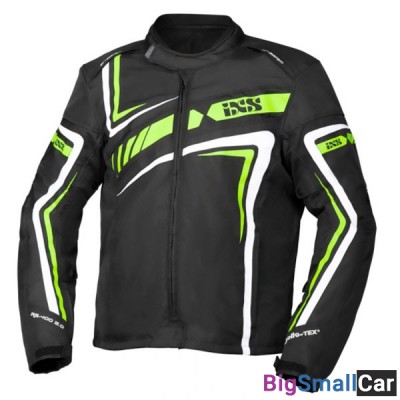 Куртка текстиль IXS Sport Jacket RS-400 ST blk/green L X56042-371-L - купить Москве