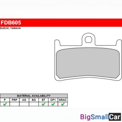 Тормозные колодки FERODO FDB605P - купить Москве