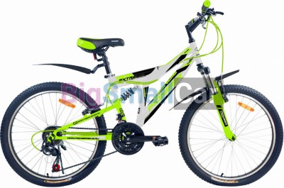Дорожные велосипеды PIONEER EXTREME 24/15 silver-green-black Дорожные велосипеды PIONEER EXTREME 24/15 silver-green-black