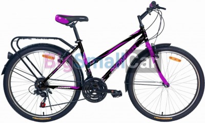 Дорожные велосипеды PIONEER AURORA 26/16 black-violet-white Дорожные велосипеды PIONEER AURORA 26/16 black-violet-white